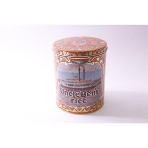 Uncle Ben's Rice, Box, Tin, Retro, Small Container, Kitchen Decor~ 250605-WH 322